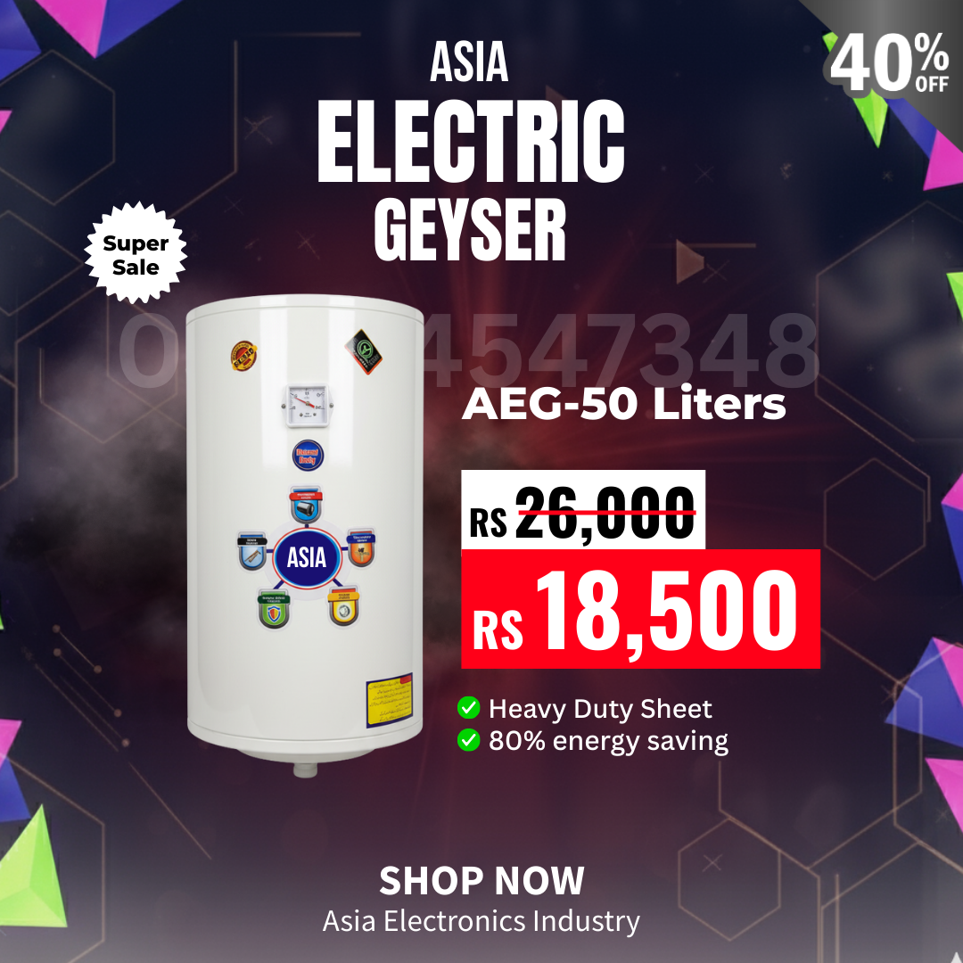 Asia 50 Liter Electric Water Geyser